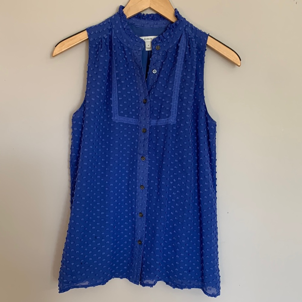 J.Crew Sleeveless Blouse Sz 0